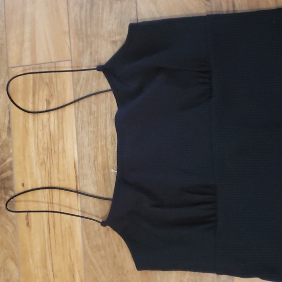 NWT F21 Forever 21 little black dress spaghetti straps - Picture 2 of 2